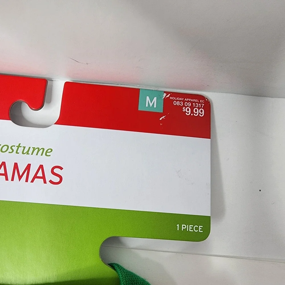 Target Holiday Dog Pet Pajamas Costume Snowflake & Candy Cane Medium New 50 lbs
